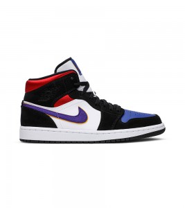 Кроссовки Air Jordan 1 Mid Lakers Top 3 Rivals
