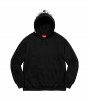 Supreme Contrast Hooded Sweatshirt Black