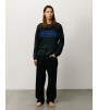 Свитер Stussy Lightweight Striped Sweater Black