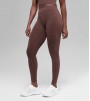 Леггинсы Alo Yoga Seamless High-Waist Two Tone Rib Brownstone