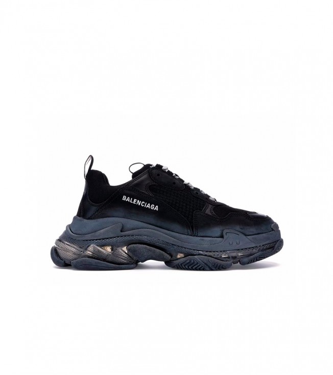Balenciaga Triple S Clear Sole Black