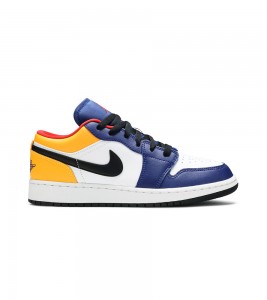 Кроссовки Air Jordan 1 Low Royal Yellow GS
