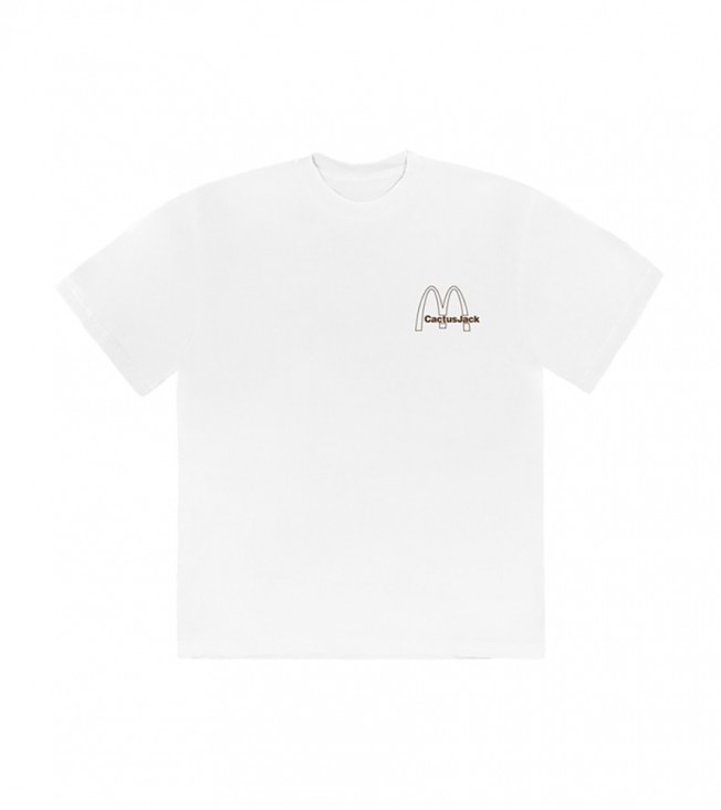 Футболка Travis Scott x McDonald's Vintage Action White