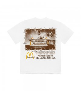 Футболка Travis Scott x McDonald's Vintage Action White - Фото №2