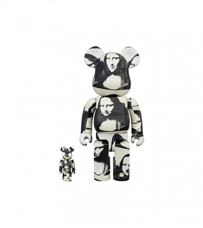 Bearbrick Andy Warhol Double Mona Lisa 100% & 400%