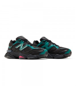 New Balance 9060 Mowalola Burglarwear Black Teal Pink - Фото №2