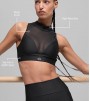 Топ Alo Yoga Airlift Mesh Infatuation Black