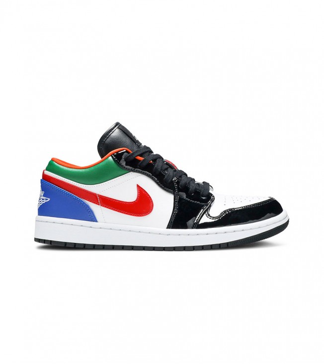 Кроссовки Air Jordan 1 Low Multi-Color Black Toe WMNS
