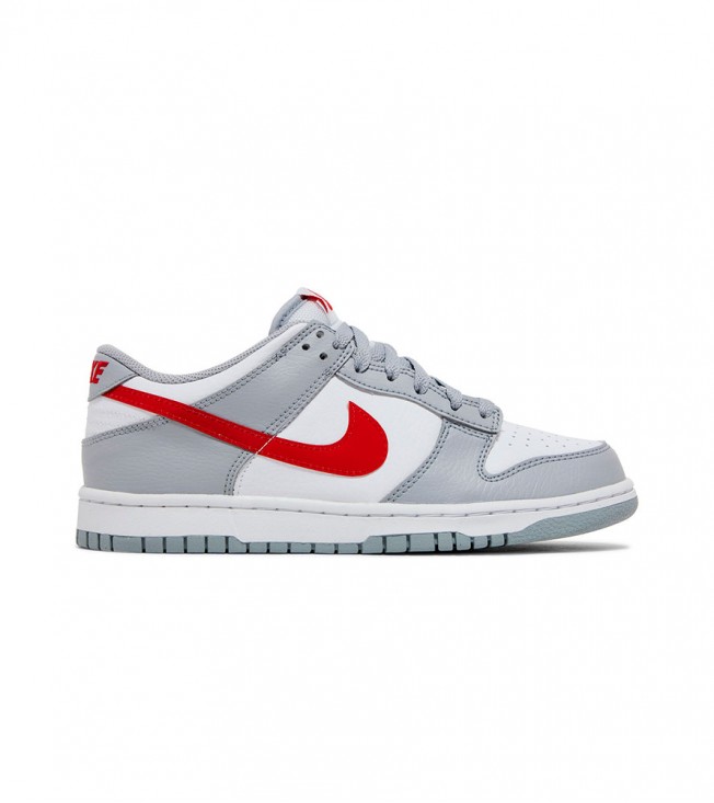 Nike Dunk Low White Grey Red (GS)