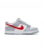 Nike Dunk Low White Grey Red (GS)