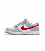 Nike Dunk Low White Grey Red (GS)