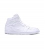 Кроссовки Air Jordan 1 Mid Triple White