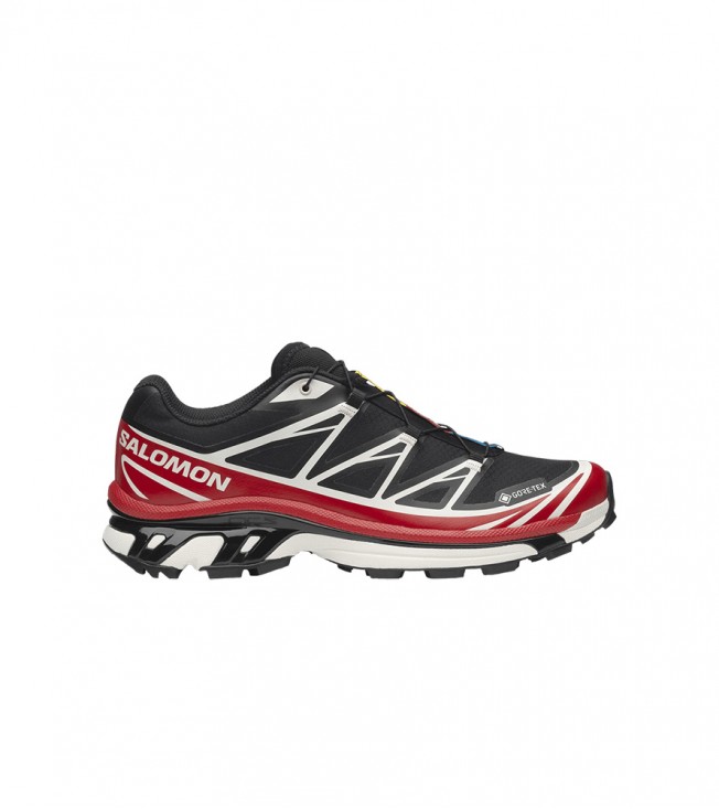 Salomon XT-6 Gore-Tex Black Flame Scarlet