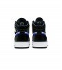 Кроссовки Air Jordan 1 Mid Black Racer Blue White GS
