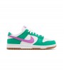 Nike Dunk Low White Stadium Green Fuchsia WMNS