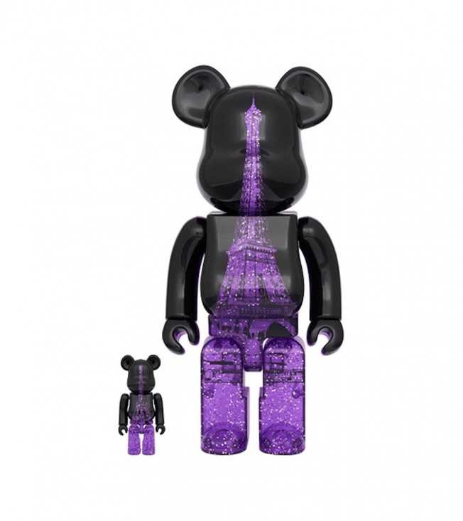 Bearbrick La Tour Eiffel Tower Sakura Ver. 100% & 400% Set