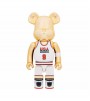 Bearbrick Michael Jordan 1992 Team USA (Dream Team) 1000% Gold Chrome