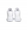 Jordan 1 Mid Triple White Patent Swoosh