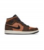 Кроссовки Jordan 1 Mid SE Dark Chocolate