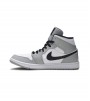 Кроссовки Air Jordan 1 Mid Light Smoke Grey