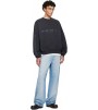 Свитшот Fear Of God Essentials Black Holiday 'Los Angeles' Heavy Fleece Cropped Sweatshirt