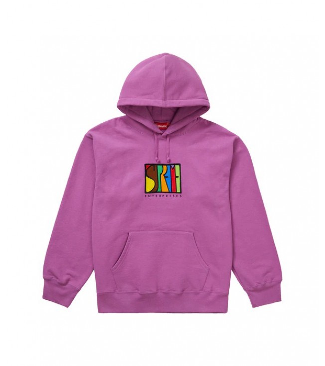Худи Supreme Enterprises  Bright Purple