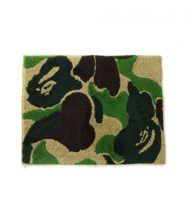 BAPE ABC Camo Rug Mat Green 62x82 см