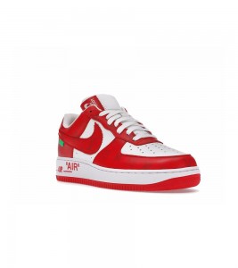 Louis Vuitton Nike Air Force 1 Low By Virgil Abloh White Red - ???? ?20