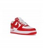 Louis Vuitton Nike Air Force 1 Low By Virgil Abloh White Red