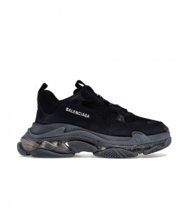 Balenciaga Triple S Clear Sole Black