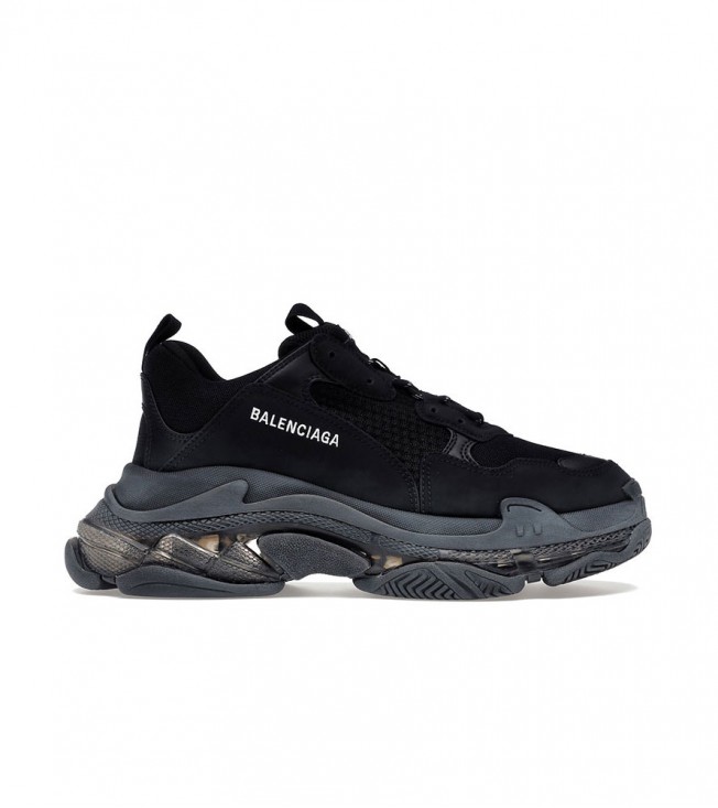 Balenciaga Triple S Clear Sole Black