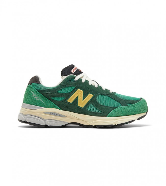 New Balance 990v3 MiUSA Varsity Green Gold