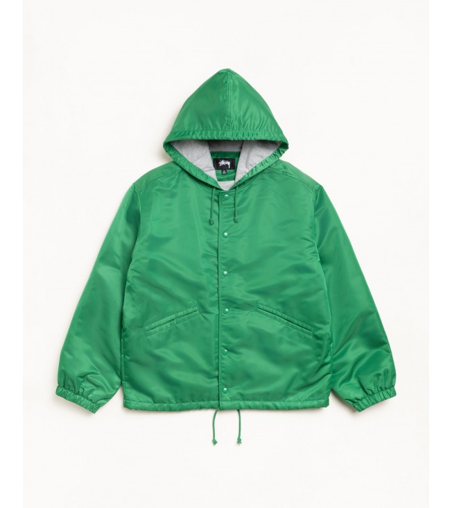 Куртка Stussy Hooded Coaches Jacket Green