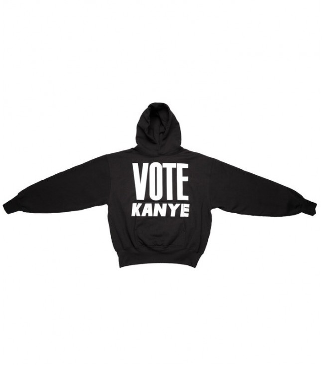 Худи Kanye West Vote Kanye Black