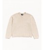 Свитер Stussy Roll V Neck Sweater Oatmeal