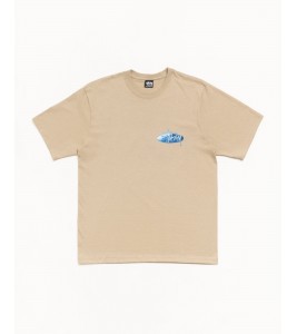 Футболка Stussy Wave Oval Tee Khaki