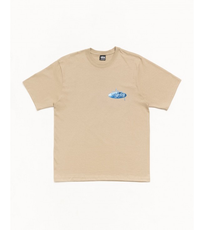Футболка Stussy Wave Oval Tee Khaki