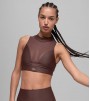 Топ Alo Yoga Airlift Mesh Infatuation Brownstone
