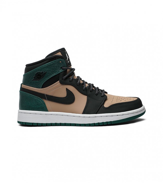 Кроссовки Jordan 1 Retro High Bio Beige Anthracite Mystic Green WMNS