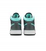 Кроссовки Air Jordan 1 Mid Grey Aqua GS