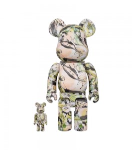 Bearbrick SHUN SUDO "Wind and Petals" 100% & 400% Set