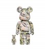 Bearbrick SHUN SUDO "Wind and Petals" 100% & 400% Set