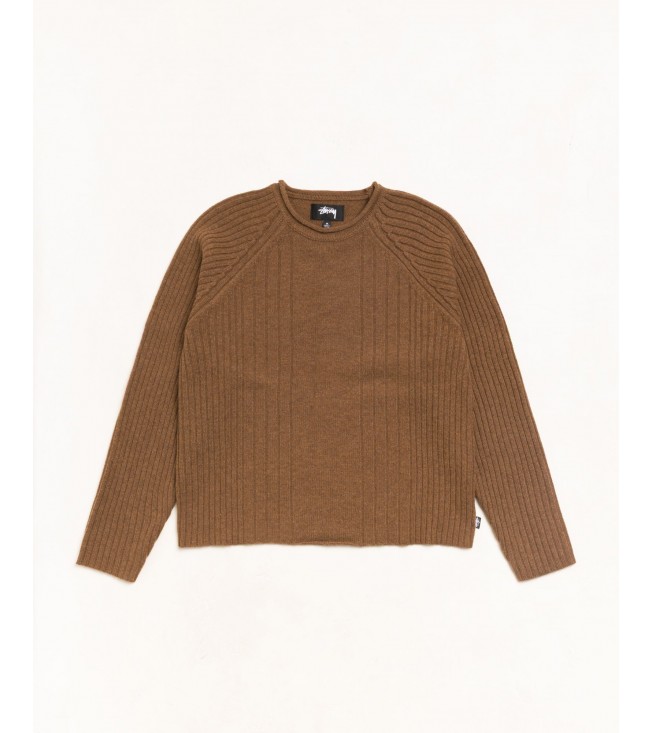 Свитер Stussy Merino Roll Neck Sweater Brown