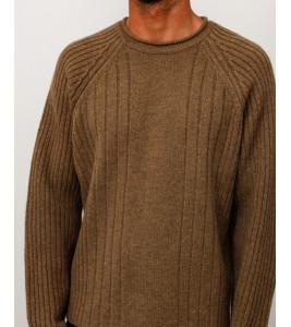 Свитер Stussy Merino Roll Neck Sweater Brown - Фото №2