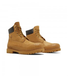 Timberland 6 Boot Premium Bee Line Rubber Toe WP Wheat Nubuck - Фото №2