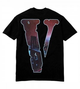 Футболка Pop Smoke x Vlone Wraith Tee Black - Фото №2