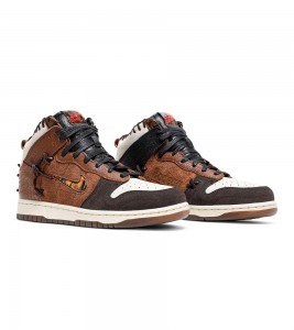 Nike Dunk High Bodega Legend Fauna Brown - Фото №2