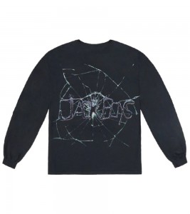 Лонгслив Travis Scott Jack Boys Cracked Black - Фото №2