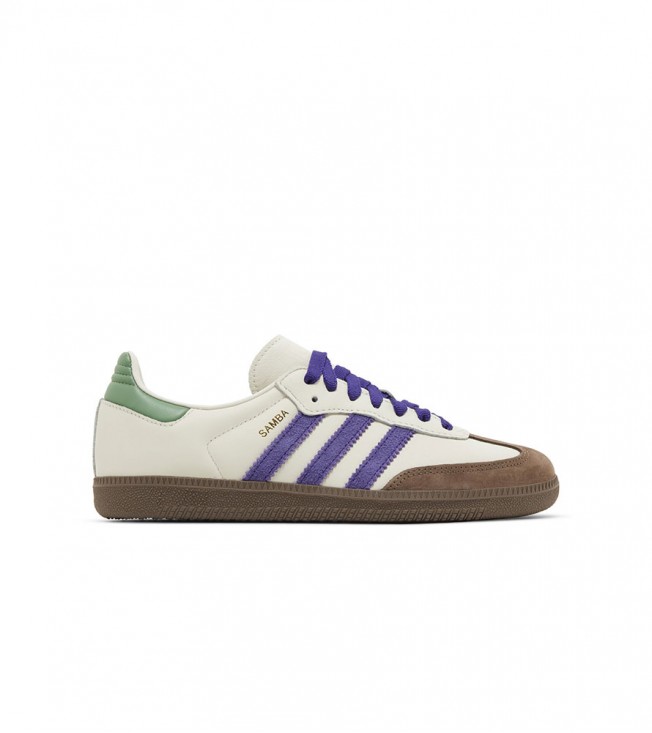 adidas Samba OG Off White Core Purple Green Brown WMNS