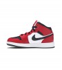 Кроссовки Air Jordan 1 Mid Chicago Black Toe GS